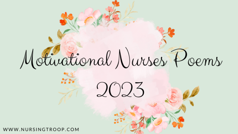 Motivational Nurses Poems 2023