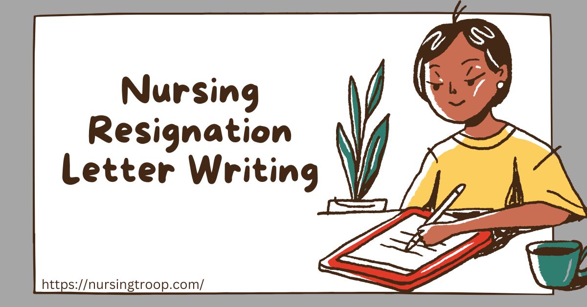 Nursing Resignation Letter Example