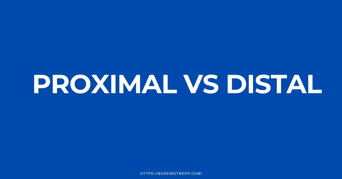 Proximal vs Distal
