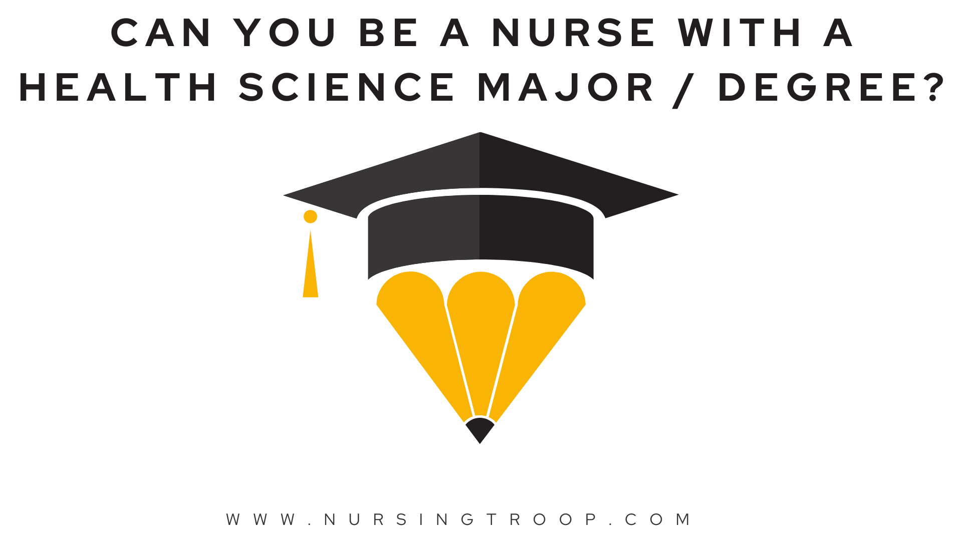 Can You Be a Nurse with a Health Science Major / Degree?