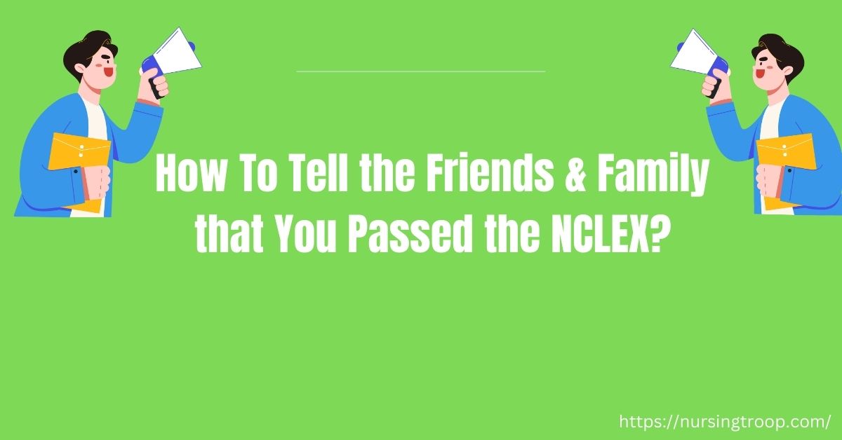 how to announce you passed nclex