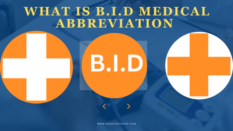 B I D Medical Abbreviation Dosage Prescription NursingTroop